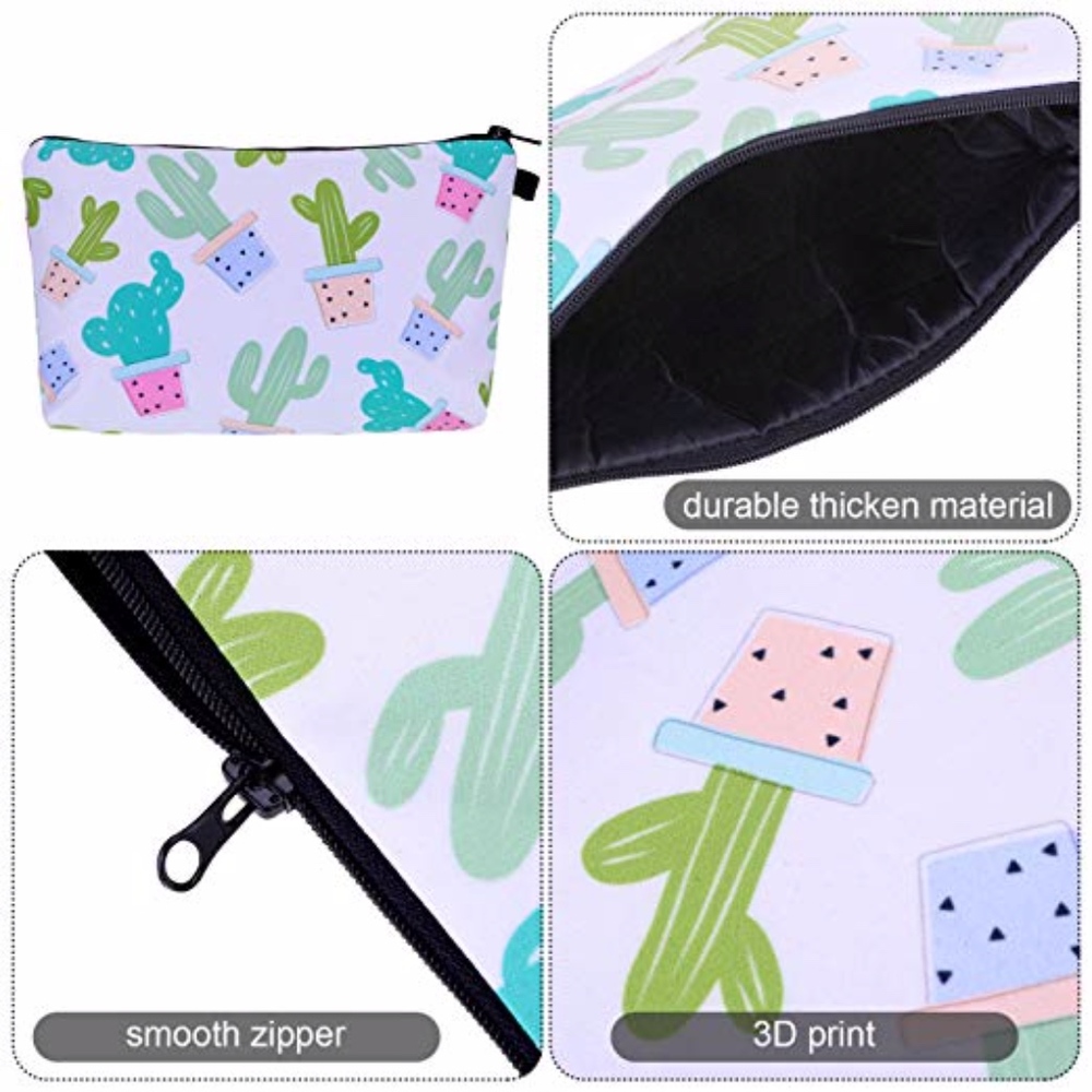 Adorable Cactus Clutch/Makeup Bag NWT - Picture 7 of 8